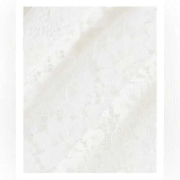 NWT Draper James 'Maddie' Babydoll Dress in Magnolia White Lace- Size XXL - Picture 3 of 7